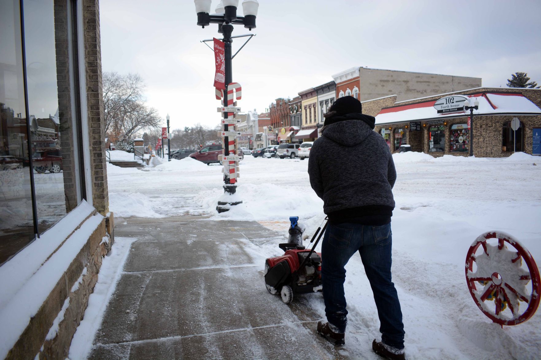Snowstorm hits Baraboo, Jan. 23